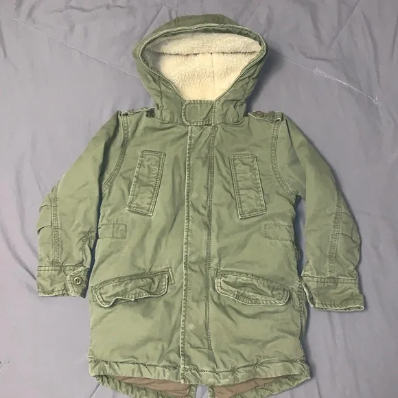Gap Boys Quilted Utility Sherpa jacket 5T - Picture 1 of 4